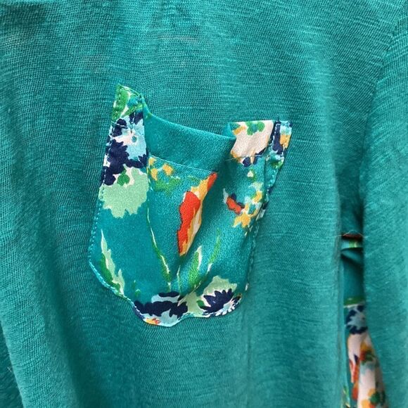 Anthropologie Paper Locket Pleated Back Swing Top Small - Picture 4 of 5